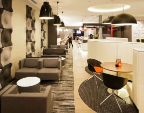 Dining area at Ibis London Blackfriars Hotel.