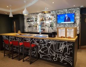 Hotel bar at ibis Sheffield City.