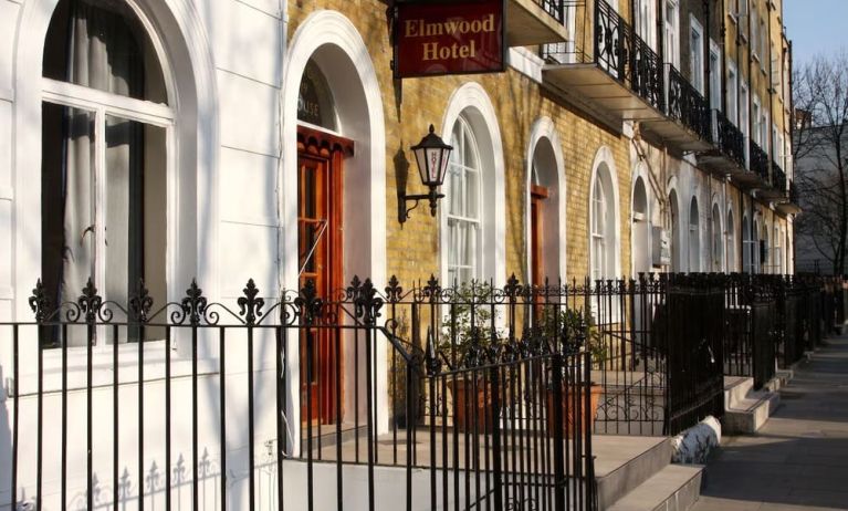 Entrance at Elmwood Hotel.