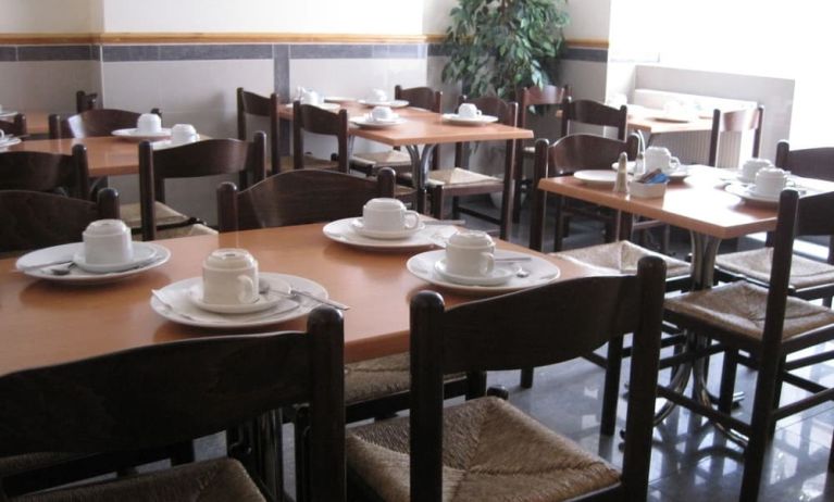 Dining area at Elmwood Hotel.