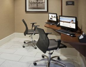 Business center available at Staybridge Suites Baltimore - Inner Harbor.