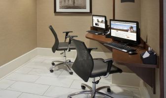 Business center available at Staybridge Suites Baltimore - Inner Harbor.