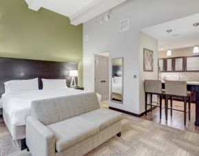 Day use room with kitchen and sofa at Staybridge Suites Baltimore - Inner Harbor.