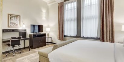 Day use room amenities at Staybridge Suites Baltimore - Inner Harbor.