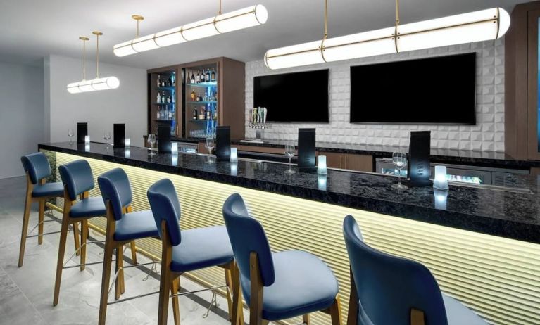 Hotel bar at Courtyard Delray Beach.
