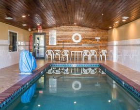 Refreshing indoor pool at Rodeway Inn Milford.