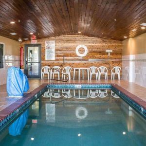 Refreshing indoor pool at Rodeway Inn Milford.