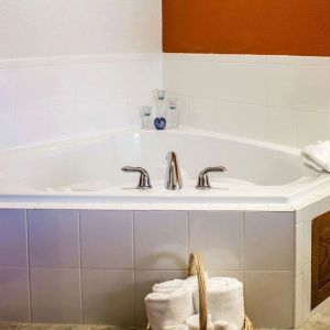 Bathtub available at Rodeway Inn Milford.