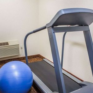 Fitness center available at Rodeway Inn Milford.