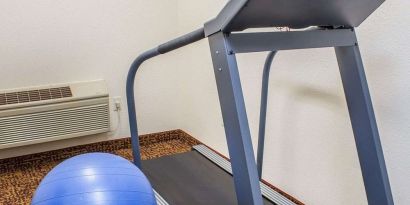 Fitness center available at Rodeway Inn Milford.