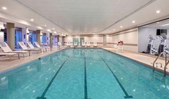 Refreshing outdoor pool at Hilton McLean Tysons Corner.