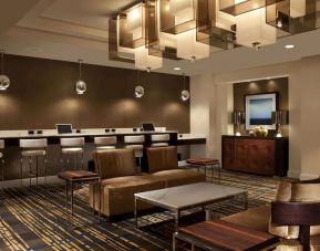 Business center available at Hilton McLean Tysons Corner.