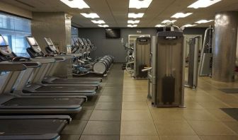 Fitness center at Hilton McLean Tysons Corner.