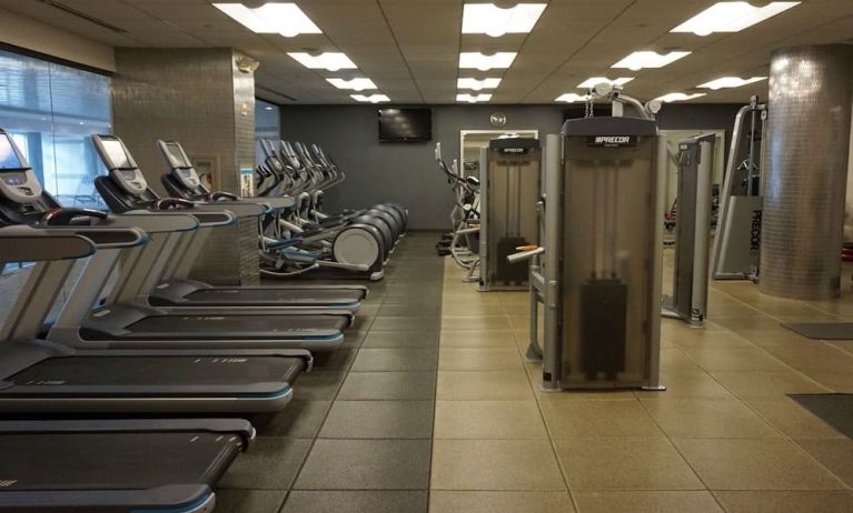 Fitness center at Hilton McLean Tysons Corner.