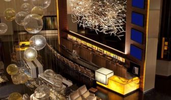 Hotel bar at Hilton McLean Tysons Corner.