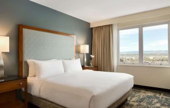 Day use room with natural light at Embassy Suites By Hilton Denver Downtown Convention Center.
