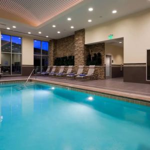 Refreshing indoor pool at Embassy Suites By Hilton Denver Downtown Convention Center.