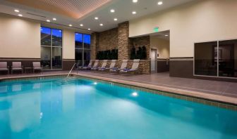 Refreshing indoor pool at Embassy Suites By Hilton Denver Downtown Convention Center.