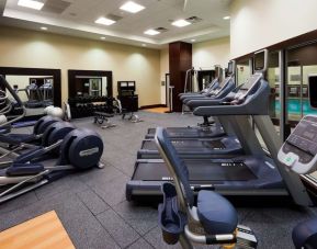 Fitness facility at Embassy Suites By Hilton Denver Downtown Convention Center.