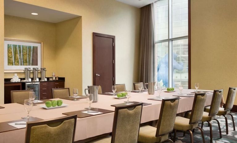 Meeting room at Embassy Suites By Hilton Denver Downtown Convention Center.