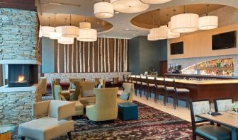 Hotel bar perfect for coworking at Embassy Suites By Hilton Denver Downtown Convention Center.