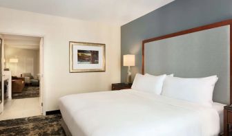 Day use room with living area at Embassy Suites By Hilton Denver Downtown Convention Center.