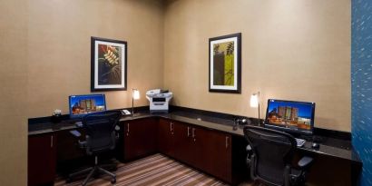 Business center available at Embassy Suites By Hilton Denver Downtown Convention Center.