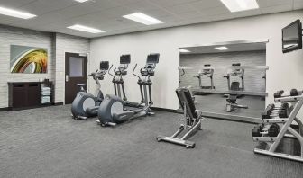 Fitness center available at Courtyard Bossier City.