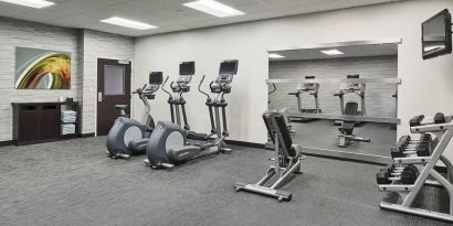 Fitness center available at Courtyard Bossier City.