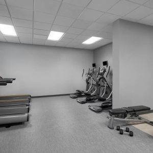 Fitness center at Courtyard By Marriott Cypress Anaheim.