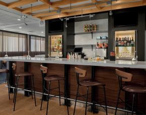 Hotel bar at Courtyard By Marriott Cypress Anaheim.