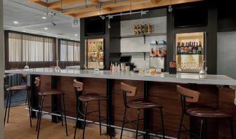 Hotel bar at Courtyard By Marriott Cypress Anaheim.