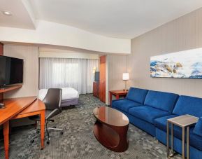 Day use room with living area at Courtyard By Marriott Santa Ana Orange County.