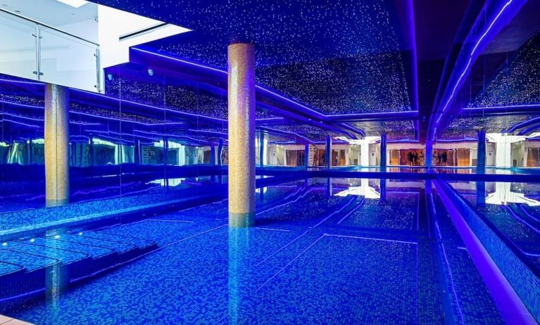 Heated indoor pool at Atrium Hotel Heathrow.