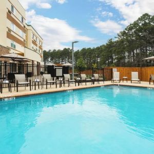 Refreshing outdoor pool at Courtyard By Marriott Ruston.