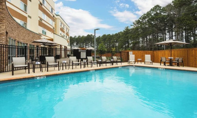 Refreshing outdoor pool at Courtyard By Marriott Ruston.