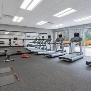 Fitness center available at Courtyard By Marriott Ruston.