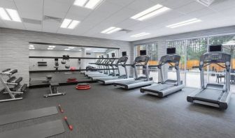 Fitness center available at Courtyard By Marriott Ruston.