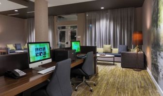 Business center at Courtyard By Marriott Ruston.