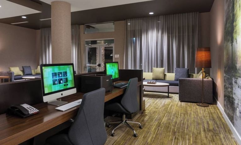 Business center at Courtyard By Marriott Ruston.