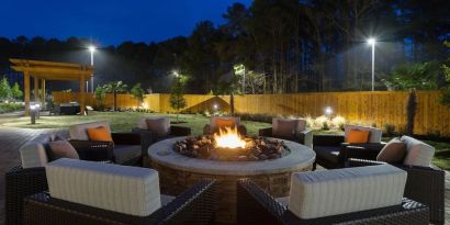 Firepit outdoor at Courtyard By Marriott Ruston.