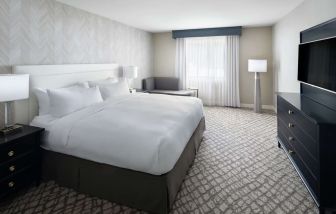 Day use room with natural light at DoubleTree Suites By Hilton Hotel Charlotte - SouthPark.
