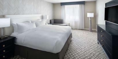 Day use room with natural light at DoubleTree Suites By Hilton Hotel Charlotte - SouthPark.
