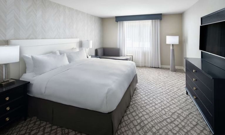 Day use room with natural light at DoubleTree Suites By Hilton Hotel Charlotte - SouthPark.
