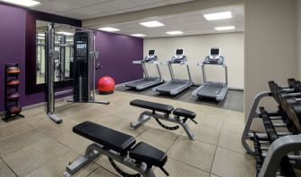 Fitness center available at DoubleTree Suites By Hilton Hotel Charlotte - SouthPark.