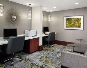 Business center available at DoubleTree Suites By Hilton Hotel Charlotte - SouthPark.