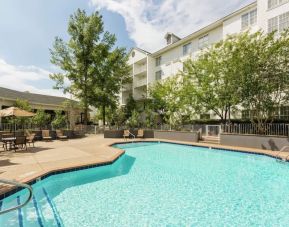 Refreshing outdoor pool at DoubleTree Raleigh Durham Airport At Research Triangle Park.