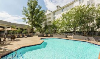 Refreshing outdoor pool at DoubleTree Raleigh Durham Airport At Research Triangle Park.