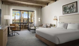 Day use room with balcony at DoubleTree By Hilton Scottsdale.