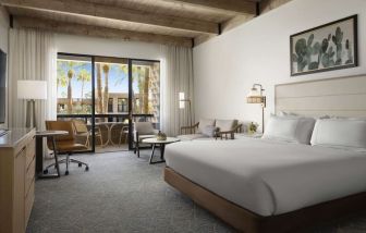 Day use room with balcony at DoubleTree By Hilton Scottsdale.